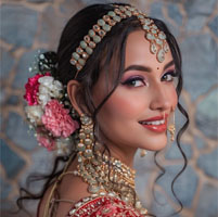 Bridal and Party Makeup Service at Luxury Salon